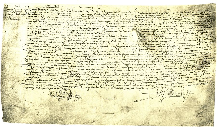 Charte de 1510