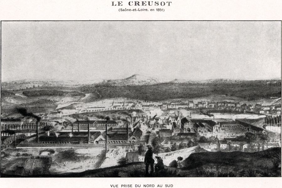 Le Creusot en 1851