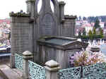 Tombe de Constance Lemoine des Mares - Cimetière Saint-Laurent - Le Creusot en Bourgogne - 71200